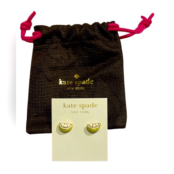 kate spade Jewelry - KATE SPADE LEMON STREET LEMON SLICE STUD EARRINGS